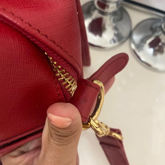 Red Badgley Mischka large handbag - Picture 10 of 14